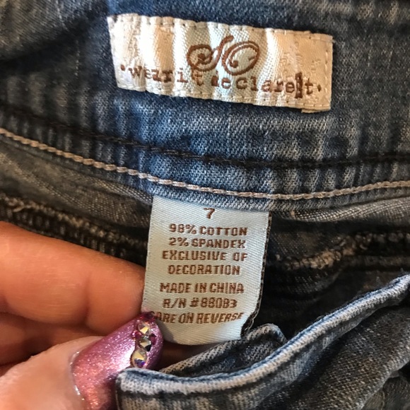 SO 🌻 Blue Jean Crops Size 7 - Picture 7 of 8